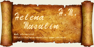 Helena Musulin vizit kartica